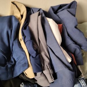 Classic Blue and Tan Chinos for Versatile Style